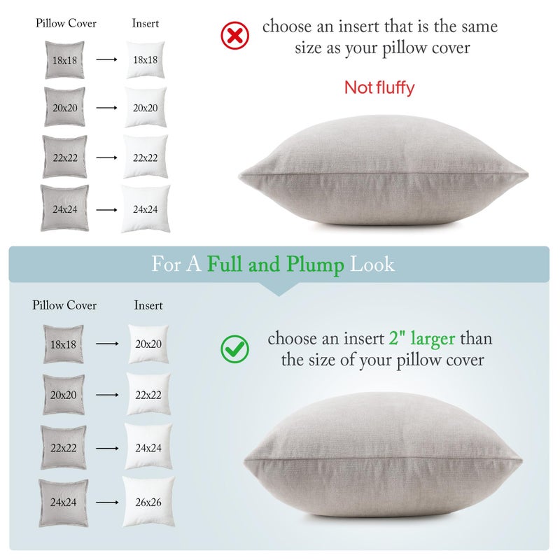 puredownÂ® Lumbar Pillow Inserts 12 x 20 (Pack of 2, White), Filled with Feather and Down, Decorative Pillows for Couch, Home Decor - Image 5